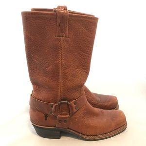Frye 12R Harness in Cognac